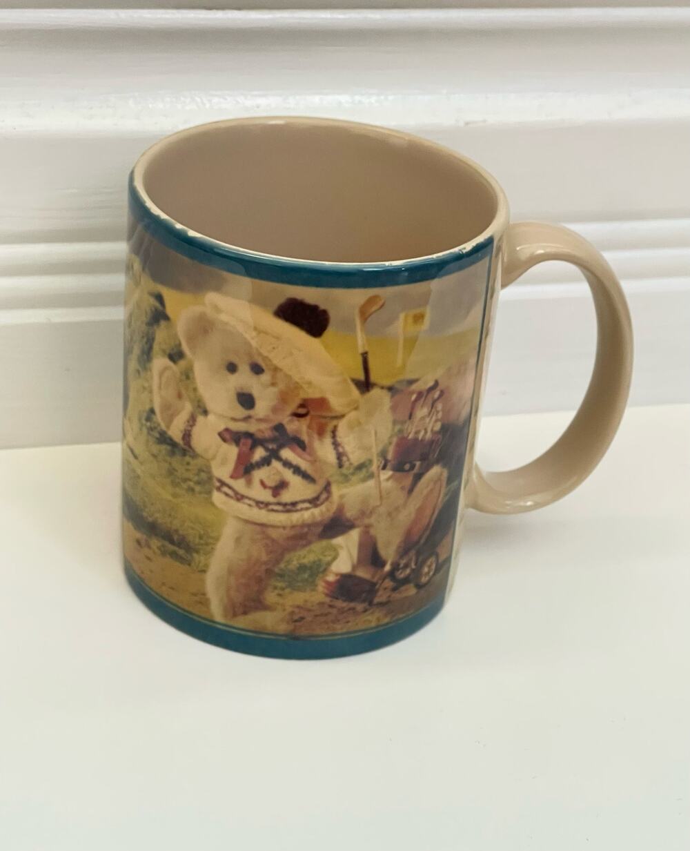 Boyds Collection Coffee Mug Golfing Bear 1995